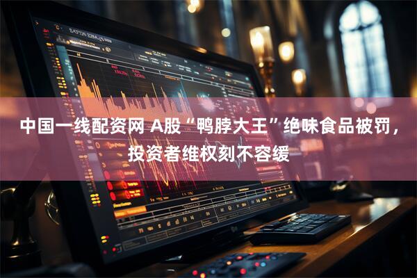 中国一线配资网 A股“鸭脖大王”绝味食品被罚，投资者维权刻不容缓